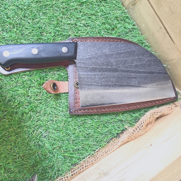 Siberian style meat cleaver